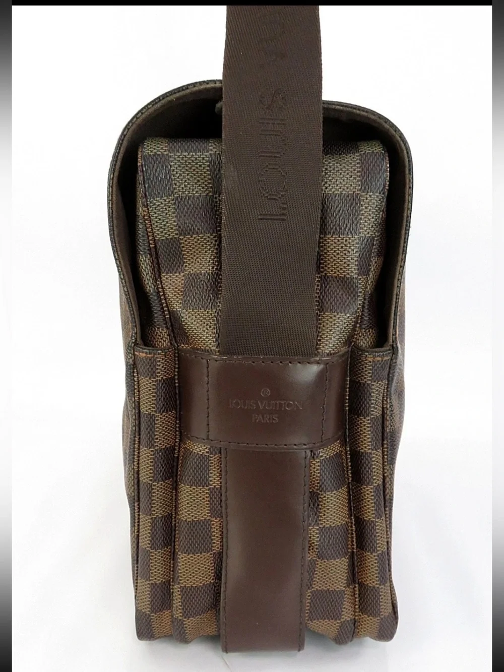 Louis Vuitton Brown Checkered Messenger Bag